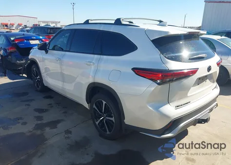 2021 Toyota Highlander Xse z USA, uszkodzony, nr VIN 5TDLZRBH4MS122275